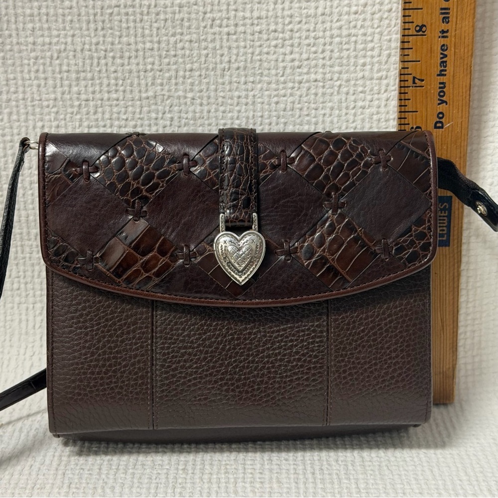 BRIGHTON Brown Crossbody
Purse Foldout Wallet - Picture 6 of 7